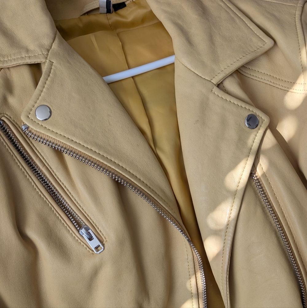 Topshop Strobe Leather Jacket - image 4